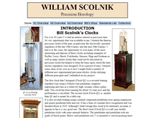 Tablet Screenshot of precisionclocks.com